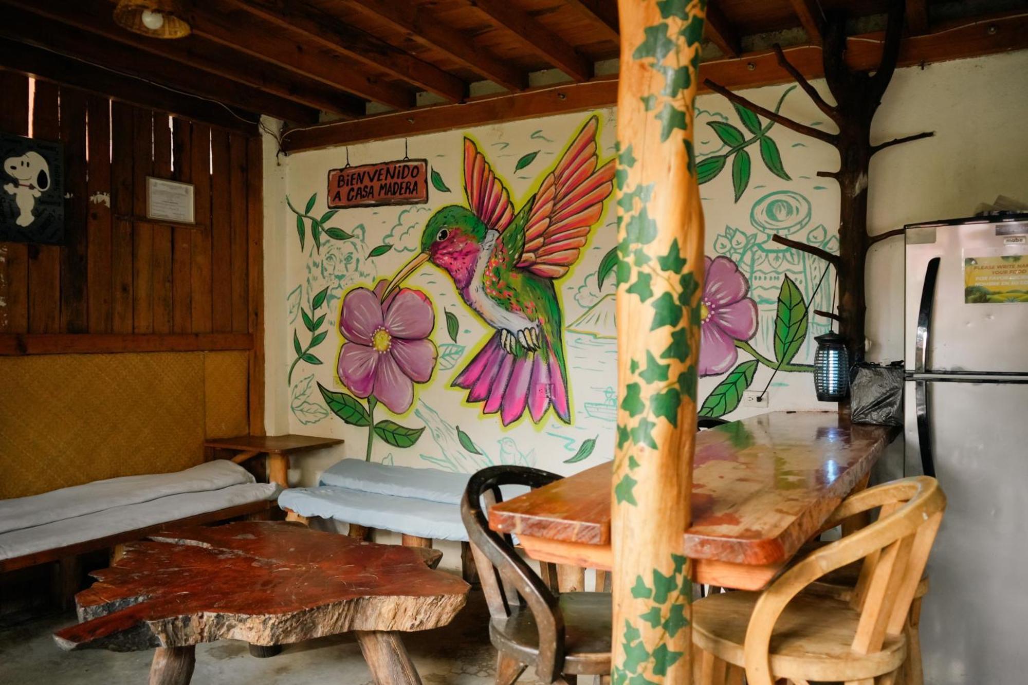 Casa Madera Hostel San Marcos La Laguna Bagian luar foto